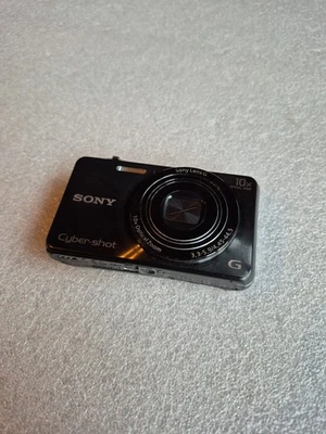 Sony Cyber-Shot DSC-WX220 Digitalkamera, 18,2 MP, 10-fach optischer Zoom Schwarz - Bild 1 von 4