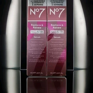 Suero multiacción facial y cuello No7 Restore and Renew 1,69 fl oz-X2 - Imagen 1 de 1