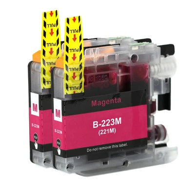 2 Magenta Tintenpatronen für Brother DCP-J4120DW, MFC-J4625DW, MFC-J5625DW  - Bild 1 von 4