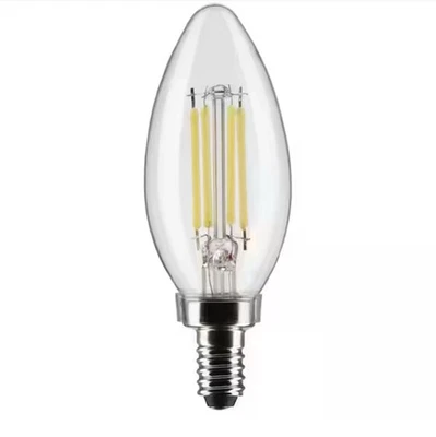 24 GE 60-Watt B10C Clear Soft White Blunt Tip Candelabra Base LED Bulbs - Image 1 of 4