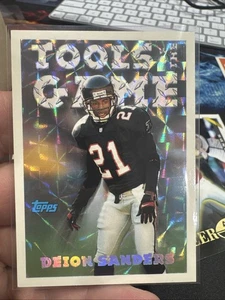 DEION SANDERS 1994 TOPPS FÚTBOL #544 EFECTOS ESPECIALES HALCONES - Imagen 1 de 2