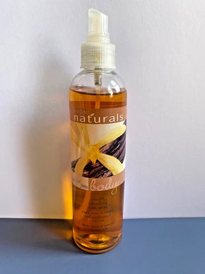 Spray corporal refrescante vainilla Avon Naturals 8,4 fl oz 2005 descontinuado sin tapa Foto 1 de 4