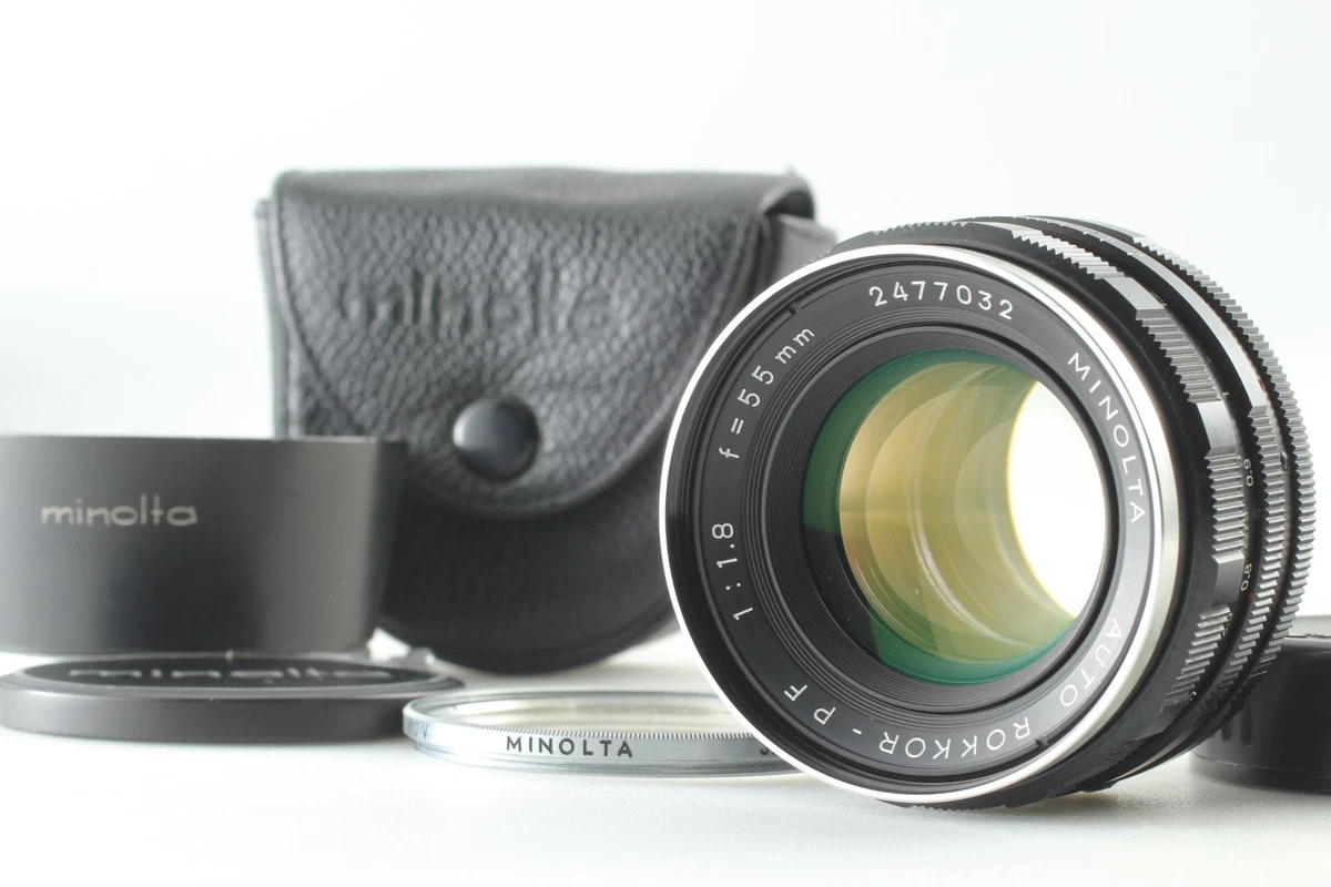 Minolta Rokkor PF 55mm Focal f/1.8 Camera Lenses for sale | eBay