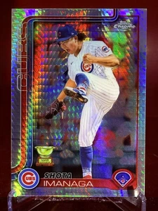 2025 Topps Chrome Shota Imanaga #149 Prism Refractor Chicago Cubs - Picture 1 of 2