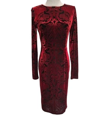 Vestido ceñido al cuerpo Venus rojo terciopelo agotado S caprichoso hada grunge oscuro romántico Foto 1 de 4