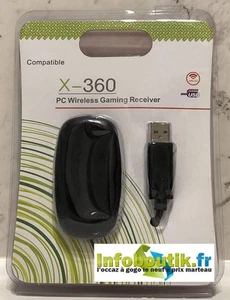 Receiver Wireless Receiver Adapter XBOX 360 Controller für PC Windows Schwarz - Bild 1 von 7