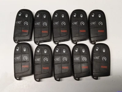 LOT OF 10 OEM JEEP SMART KEY FOB LOT KEYLESS ENTRY  M3N-40821302  5 BUTTONS - Image 1 of 3