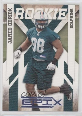 2010 Panini Epix Rookie Platinum /50 Jared Odrick #139 Rookie RC - Image 1 of 2