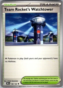 Team Rocket's Watchtower 180/182 Regular Uncommon SV10: Destined Rivals NM - Picture 1 of 2