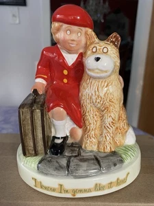 Applause Annie & Hund Figur I Know I'm Gonna Like it Here! Seltener neuwertiger Zustand - Bild 1 von 20