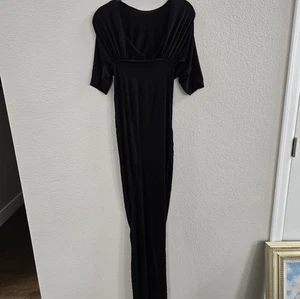 Maxi Vestido Just Cavalli Negro Talla 44 6 8 - Imagen 1 de 8