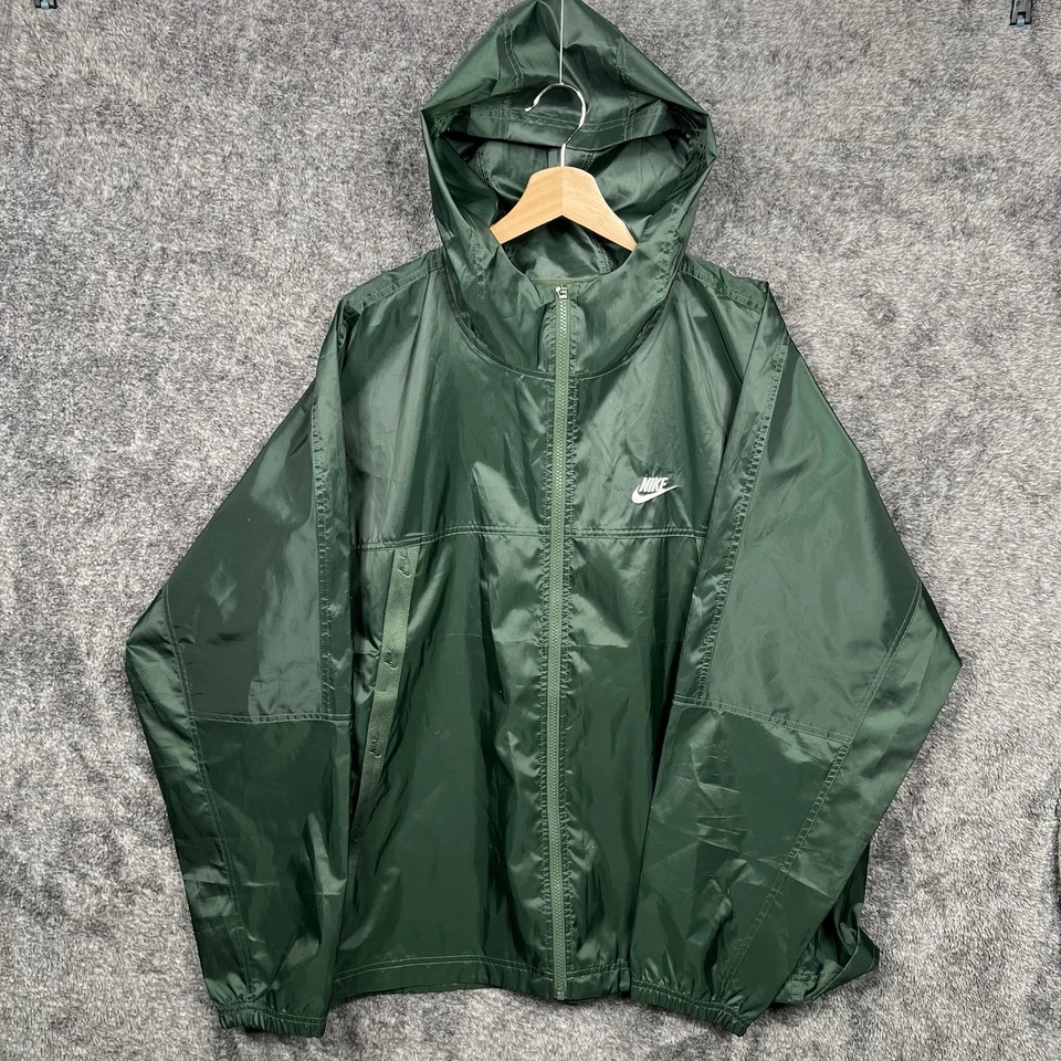 Nike Sportswear Revival Chaqueta Tejida Ligera Verde Para Hombres 2XL Cortavientos Foto 1 de 4