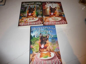 3 ALBERT SMITH'S CULINARY CAPERS NOVELS 2, 3, 4 - Steve Higgs - Free Shipping - Picture 1 of 21