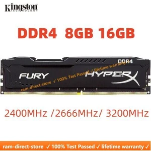 Kingston HyperX FURY DDR4 8GB 16GB 2400 2666 3200 Desktop RAM Speicher DIMM 288p