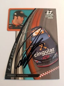Robby Gordon 2002 Press Pass #LL 8/27 Nascar Racing Autographed Card - Picture 1 of 2