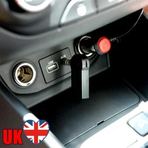 Adattatore Chiamata Vivavoce 3.5mm AUX Wireless Bluetooth Compatibile 3.0 Auto Musica Re - Foto 1 di 12
