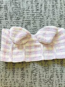 Zara Plaid Corset Club Festival Top Size Med - Picture 1 of 7