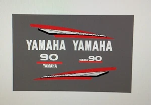 Yamaha 2-Stroke  70/85/90hp Outboard Engine MARINE VINYL Decal Kit - Picture 1 of 1