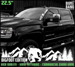 Calcomanía adhesiva de vinilo edición Bigfoot letras troqueladas hechas en EE. UU. 22,50 - Imagen 1 de 4