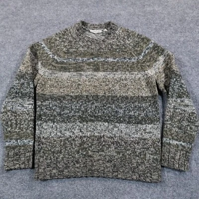 Suéter Express Hombre L Beige Moteado Cuello en V Mezcla de Lana Pullover Grueso 13856 Foto 1 de 4