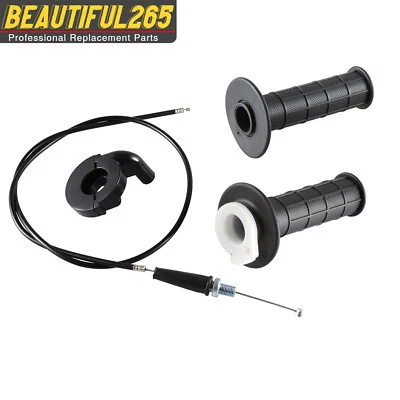 7/8" 22mm Twist Throttle Grips Cable For CRF KLX TTR 90cc 110 125 150 200 250cc - Image 1 of 4