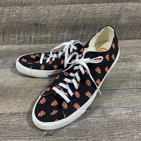 Row One Canvas Sneakers MLB San Francisco Giants Logo Mens 6.5 Womens Size 8 Cover