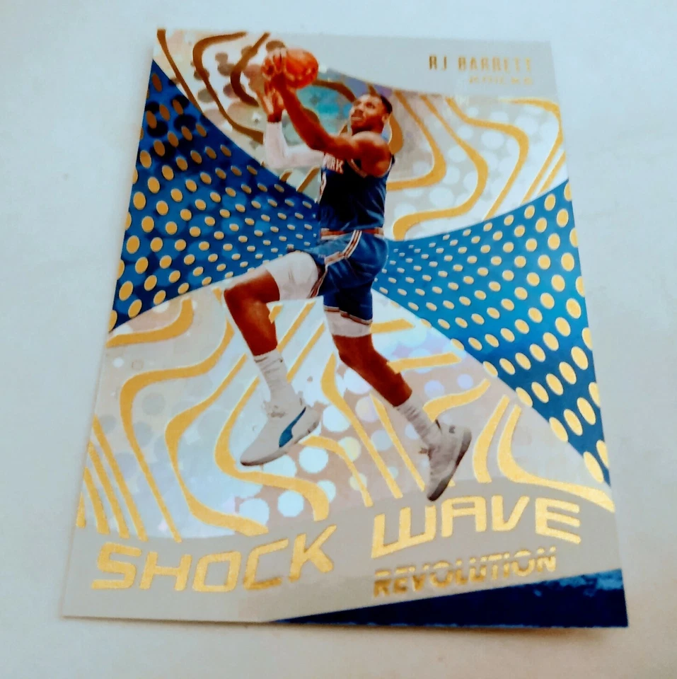 2020-21 RJ Barrett Panini Revolution SHOCK WAVE NBA INSERT Card #11 MINT KNICKS - Image 1 of 2