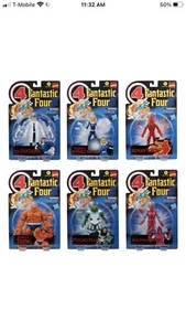 2021 Hasbro Marvel Legends Retro Fantastic Four 6 Zoll Maßstab Actionfigur 6er Set - Bild 1 von 16