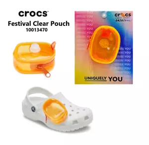 CROCS Jibbitz Festival POUCH Genuine Crocs Jibbitz 10013470 + Track - Picture 1 of 7