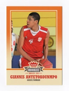 Tarjeta de baloncesto Giannis Antetokounmpo 2013-14 Fleer retro OFICIAL ROOKIE #47 - Imagen 1 de 2