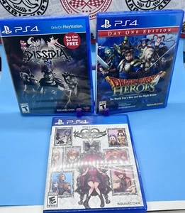 Paquete Square Enix PS4 RPG - FF Dissidia NT, DQ Heroes, Kingdom Hearts MoM - Imagen 1 de 9