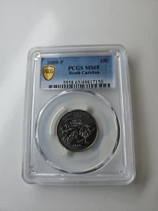 2000-P 25C SC  PCGS MS65 - Washington 50 States Quarters - Picture 1 of 4
