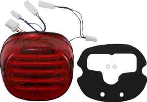 CUSTOM DYNAMICS PB-TL-INT-NW-R TAILLIGHT W/TS NOWDW RED HARLEY XL 883 L LOW 2006 - Foto 1 di 2