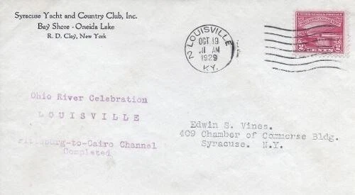 681 2c OHIO RIVER CANALIZATION - Syracuse Yacht & CC - Image 1 of 1