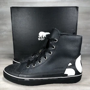 Botas de Nieve Sorel Para Hombres 14 Cheyanne Metro Hi Cuero Forradas de Vellón Impermeables - NUEVAS - Imagen 1 de 11