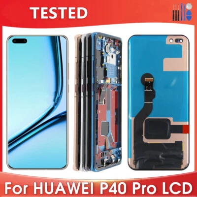 For Huawei P40 Pro OLED LCD Display Touch Screen Digitizer Assembly Replacement - Image 1 of 4