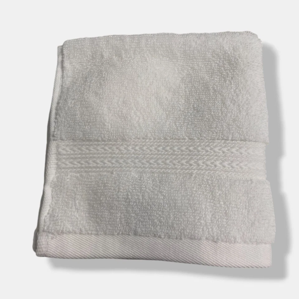 Kassatex White Kassadesign Wash Cloth Towel Towel 2-Piece Set | 13"Sq.