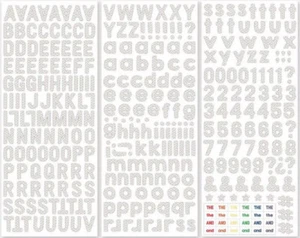 Creative Memories "This Life ABC/123" Letter Stickers (3 sheets) - Picture 1 of 3