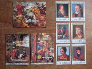 9 BRIEFMARKEN KOMOREN 450. TODESTAG VON ALBRECHT DURER - KUNST MALEREI - Bild 1 von 3
