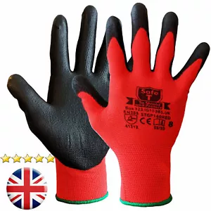 Nitrile Coated Work Gloves Palm Nylon Builders Safety Construction Nitrotouch - Picture 1 of 3