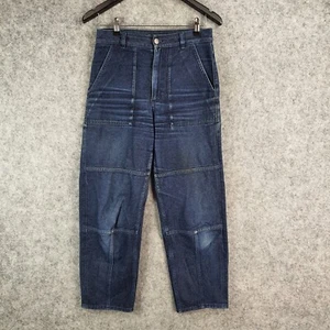COS Jeans Womens 25 Blue Slim Barrel Leg Mid Rise Cropped Length 10096 - Picture 1 of 18