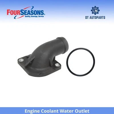 For 1981-1987 Audi 4000 Engine Coolant Water Outlet 4 Seasons 1982 1983 1984 - Image 1 of 4