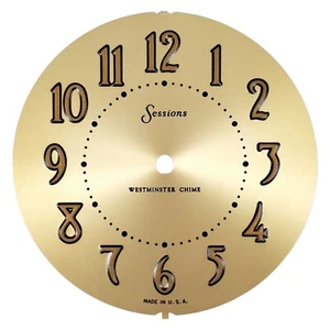 Sessions Westminster Chime Clock Dial Replacement 12cm Part 4.7" - Picture 1 of 2