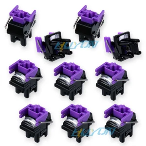 10pcs Purple Clicky Optical Switches Hot Swap Switch for Razer Huntsman Keyboard - Picture 1 of 26