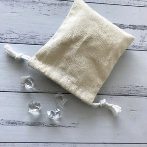 100x Natural Linen Jewelry Bags Rustic Wedding Favor Gift Bag Product Packagings - Bild 1 von 6