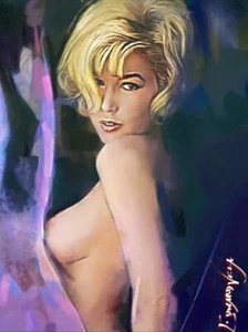 Stella Stevens #12 Art Card Limited Numbered xx/50 Edward Vela Signed 2021. - Picture 1 of 2
