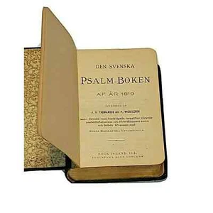 1884 antique Swedish language Bible-related book, Psalm-Boken or Psalmbok. Pics - Picture 1 of 11