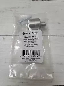 BRAINERD 1" Bar Cabinet Knob Satin Nickel Finish P43448W-SN-C (Lot Of 10) - Picture 1 of 9