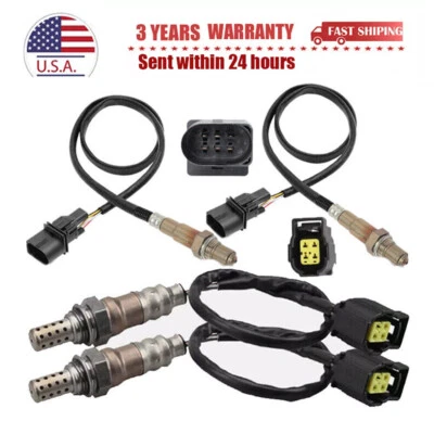 Juego (4) Sensor de oxígeno aguas arriba + abajo para Mercedes-Benz E350 C300 CLS550 2006-2011 Foto 1 de 4