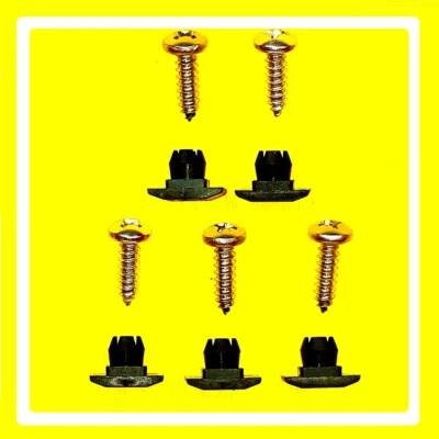 VW T3 Bus 5 Stck Kühlergrill Clips  m. Edelstahl Schraube - Bild 1 von 4